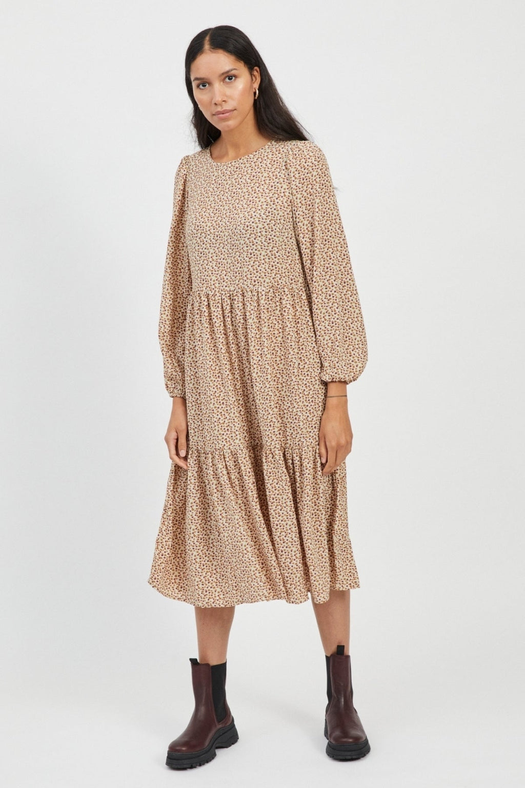 Pals Blommig Klänning - Björk