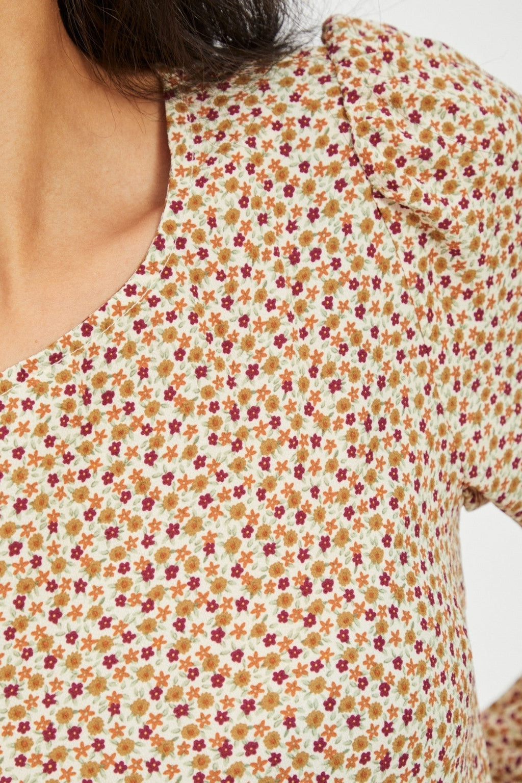 Pals Blommig Klänning - Björk