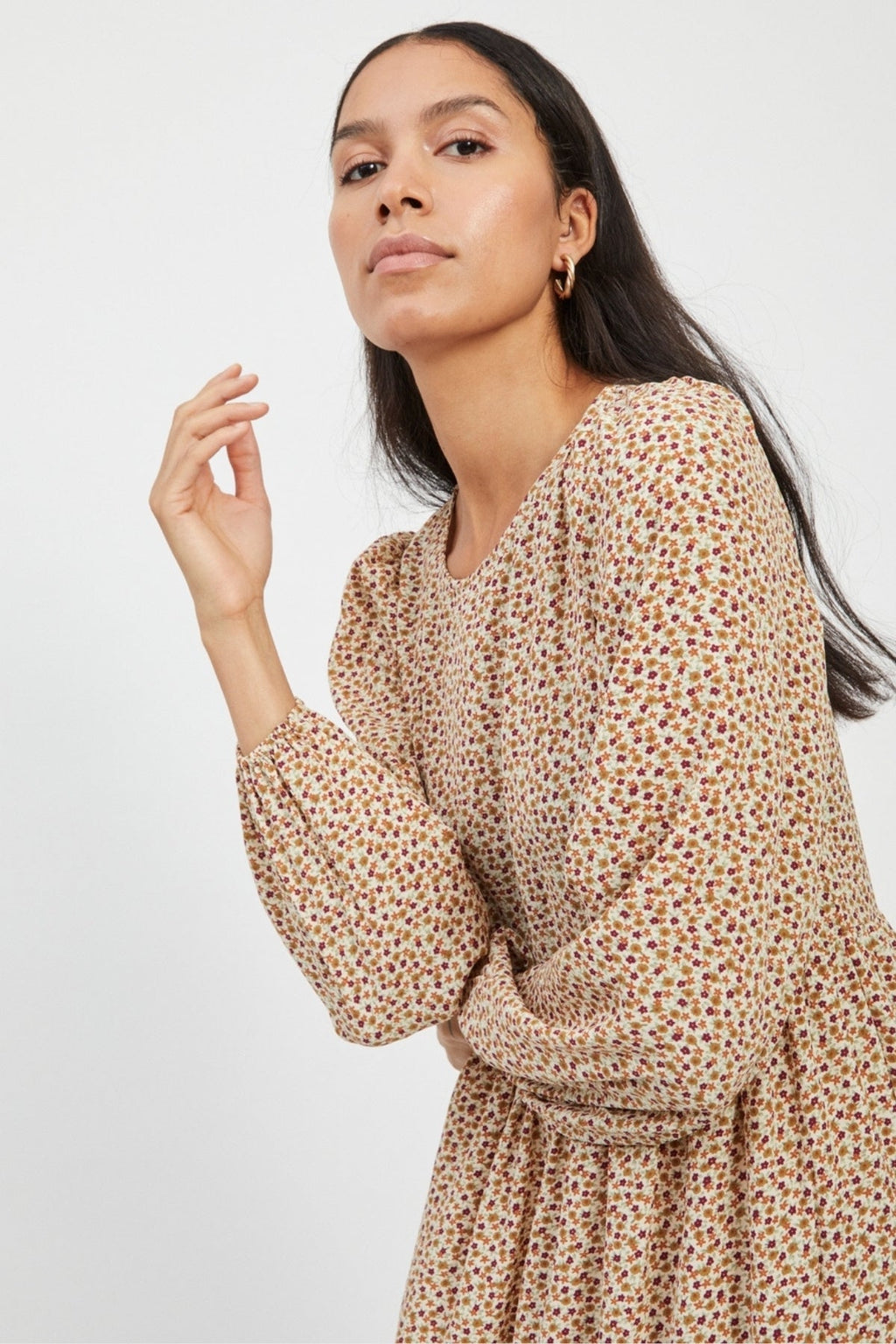 Pals Blommig Klänning - Björk