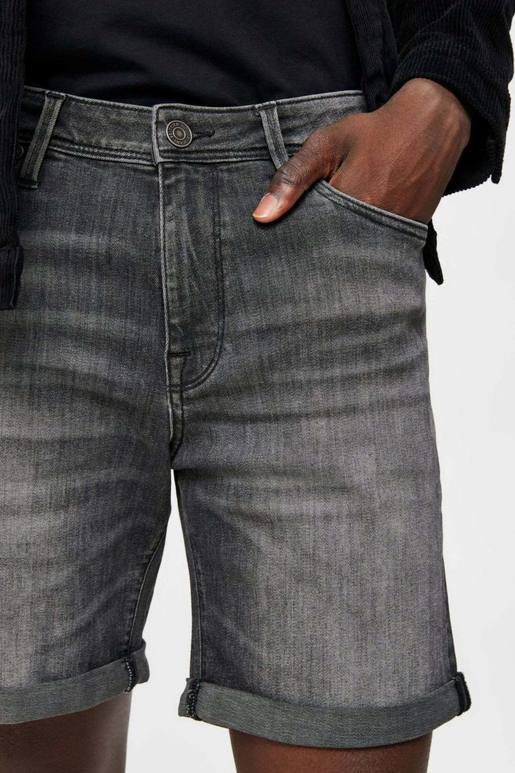 Alex Shorts - Grå denim