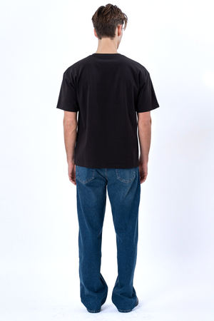 Heavy Boxfit Tee - Svart