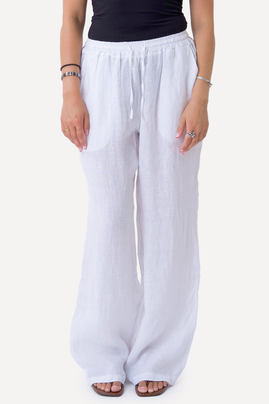 Astrid Linne Pants - Vit
