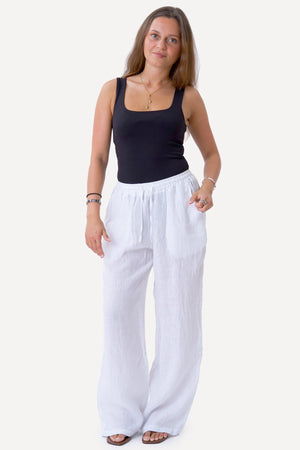 Astrid Linne Pants - Vit