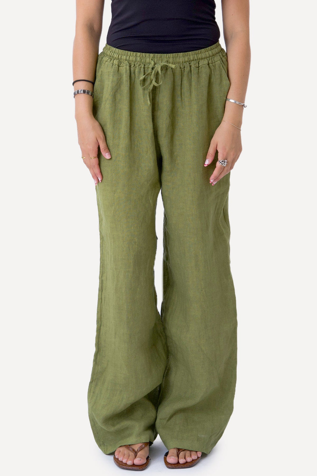 Astrid Linne Pants - Olive