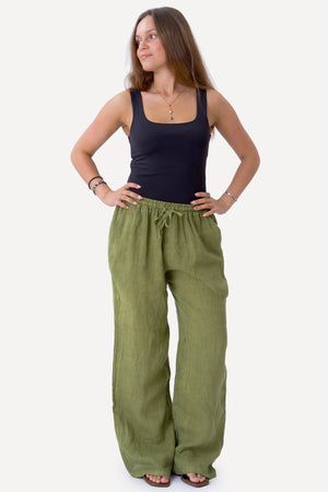 Astrid Linne Pants - Olive