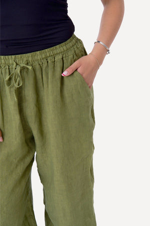 Astrid Linne Pants - Olive