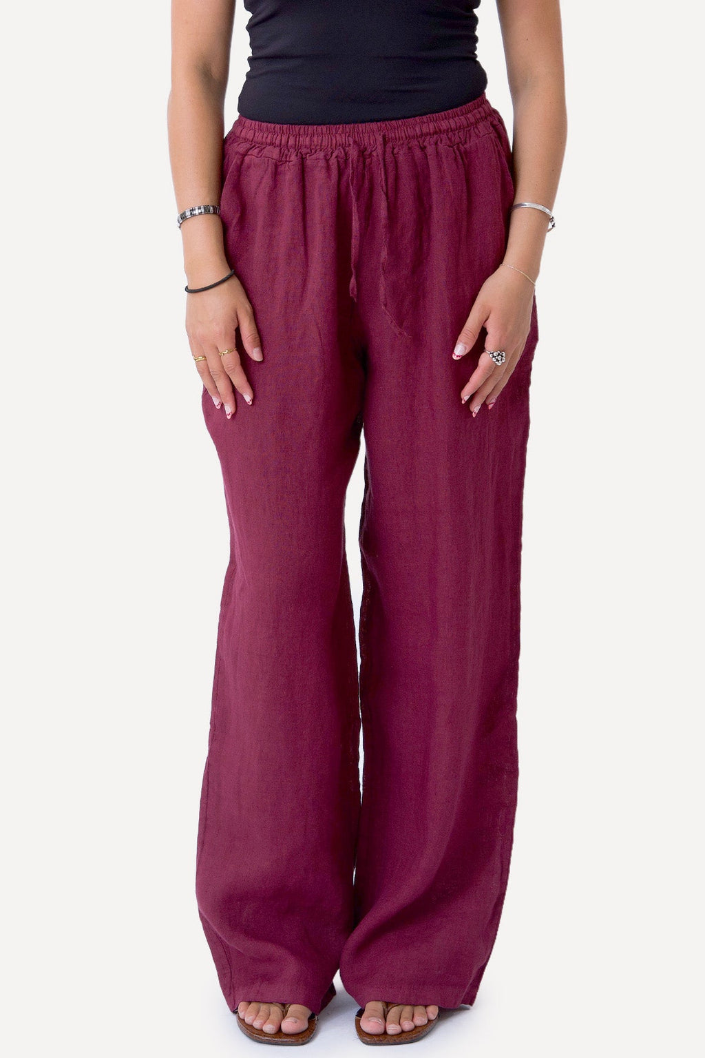 Astrid Linne Pants - Röd