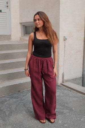 Astrid Linne Pants - Röd