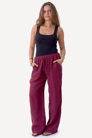 Astrid Linne Pants - Röd