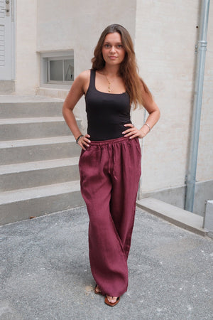 Astrid Linne Pants - Röd