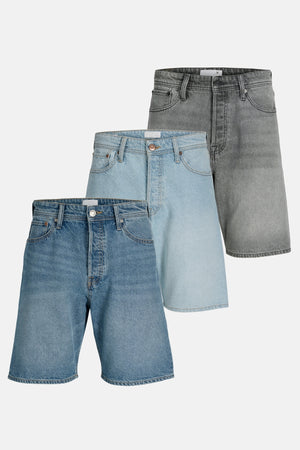 Denimshorts Loose – Paketerbjudanden (3 st.)