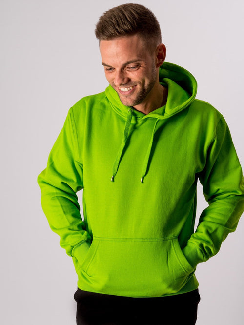 Basic Hoodie - Lime Grøn - TeeShoppen - Grøn