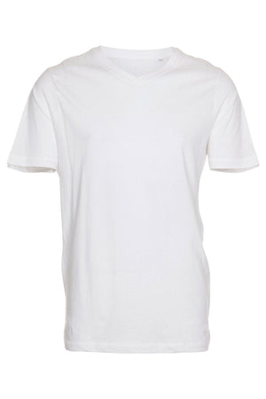 Basic V-neck Tee  - Vit