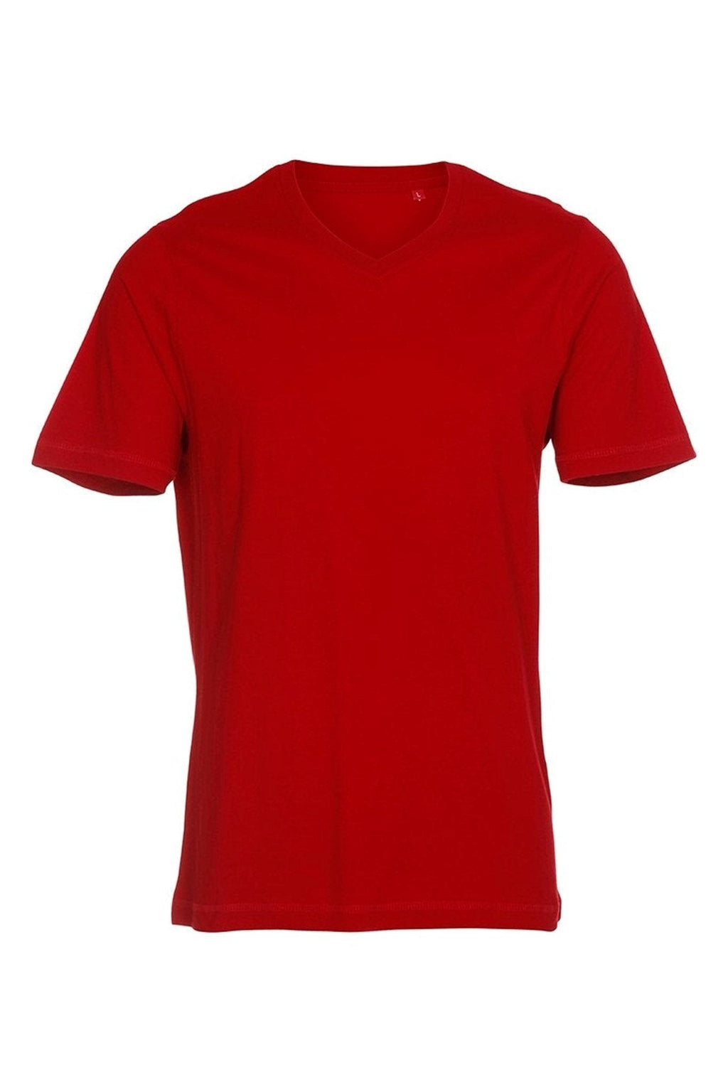 Basic V-neck Tee - Röd