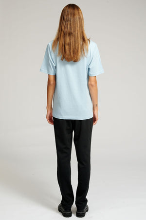 Oversized Tee - Ljusblå (dam)
