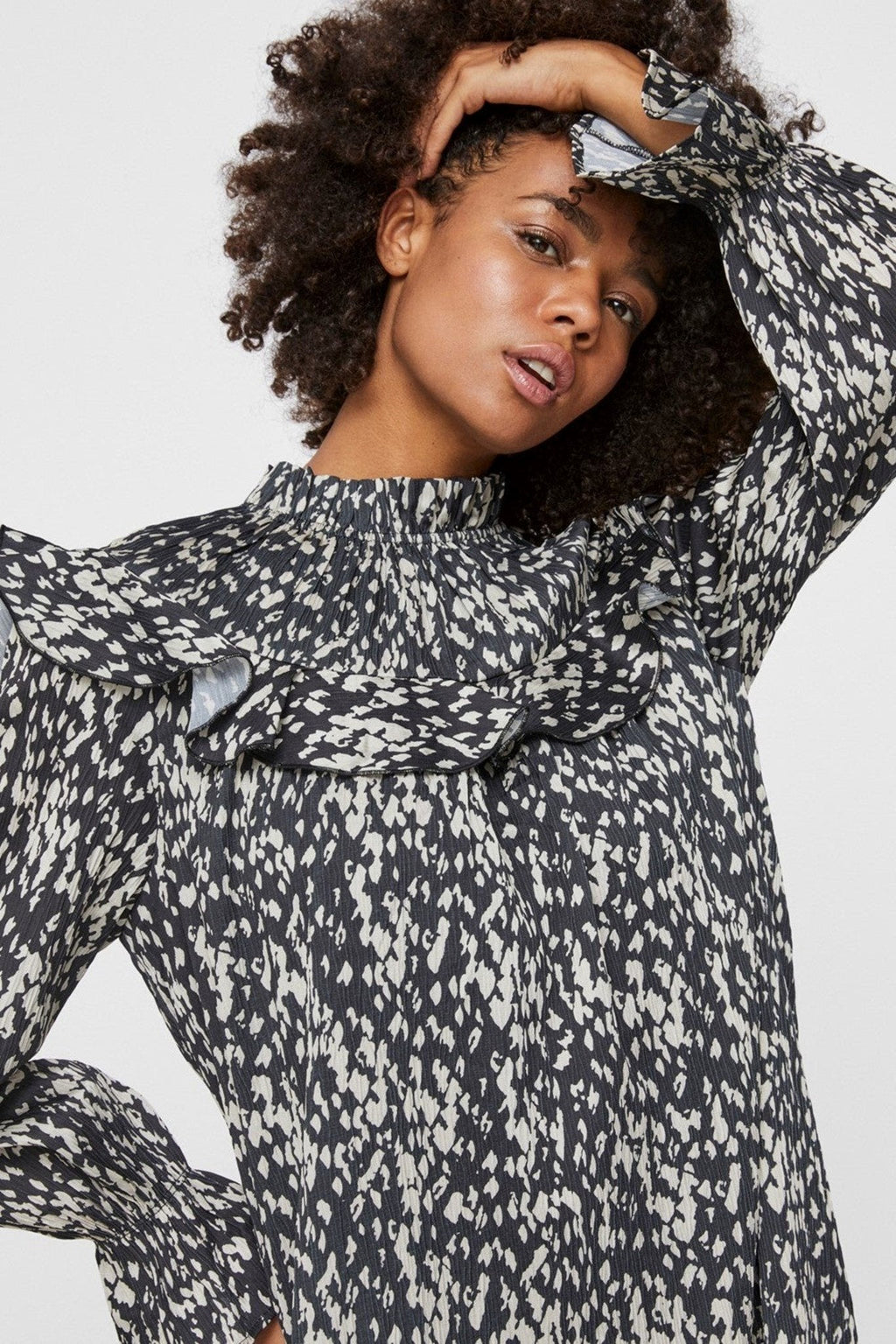 Becky kort Klänning - Svart