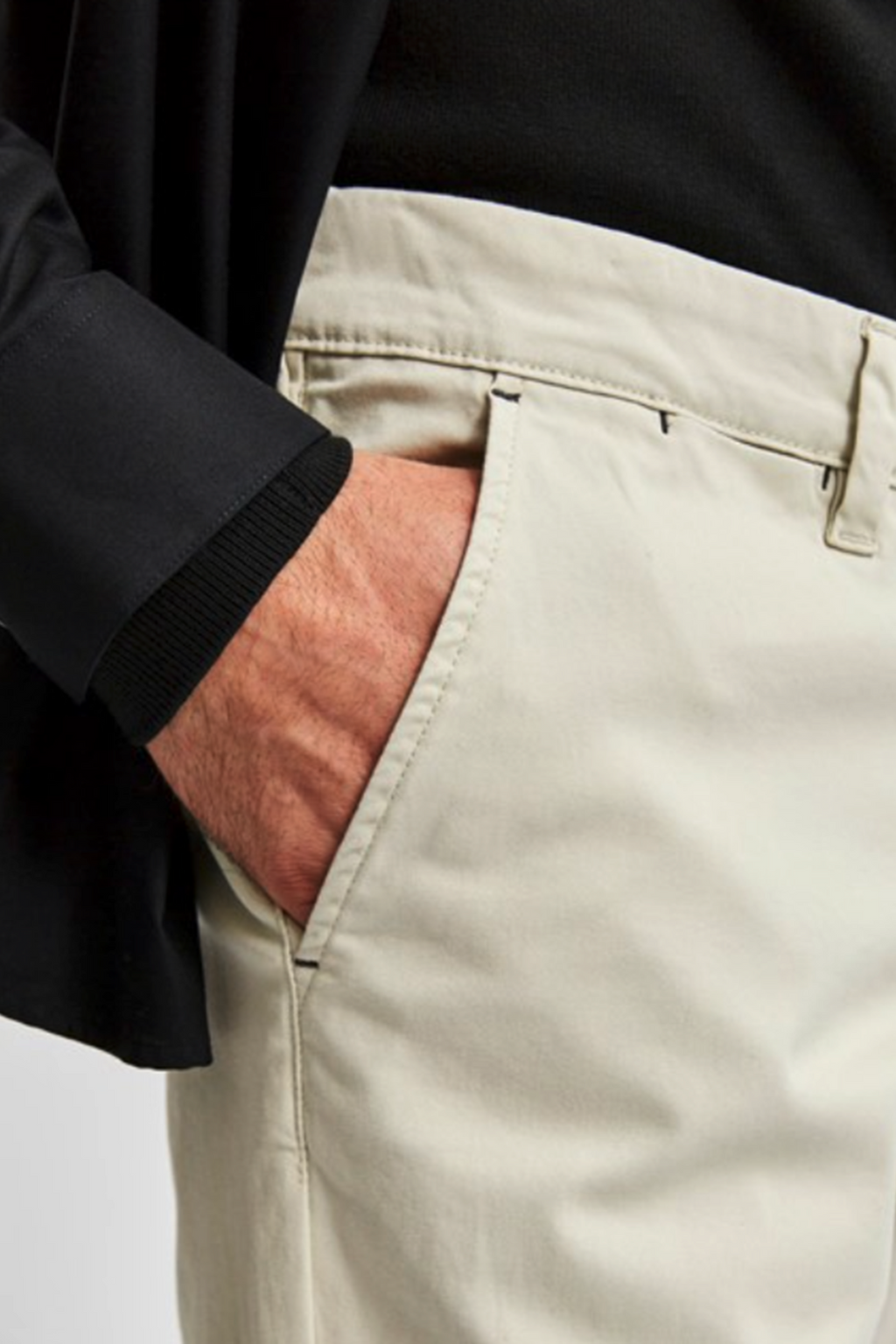 Miles Flex Chinobyxor - Moonstruck (Ekologisk bomull)