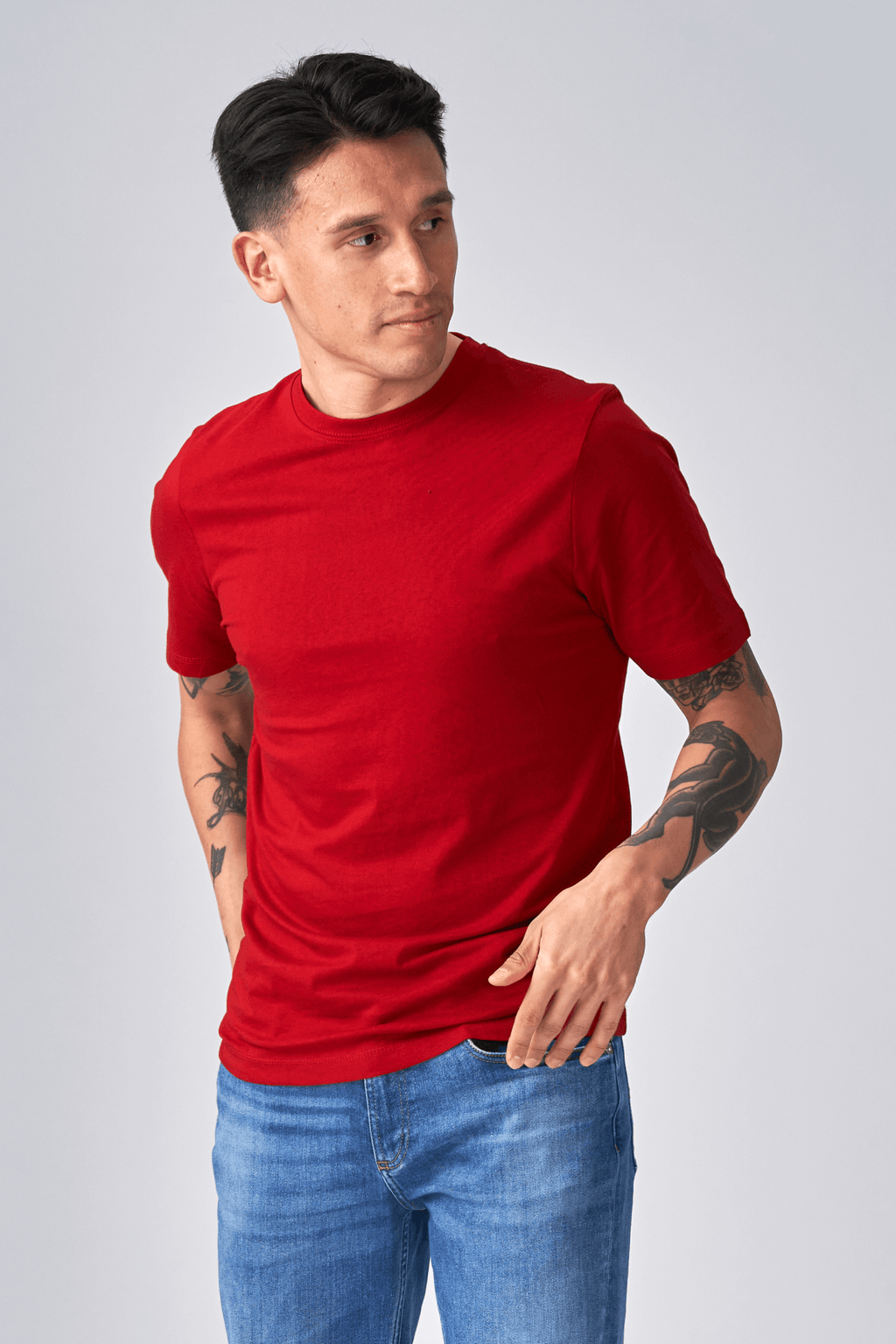 Basic Tee - Röd