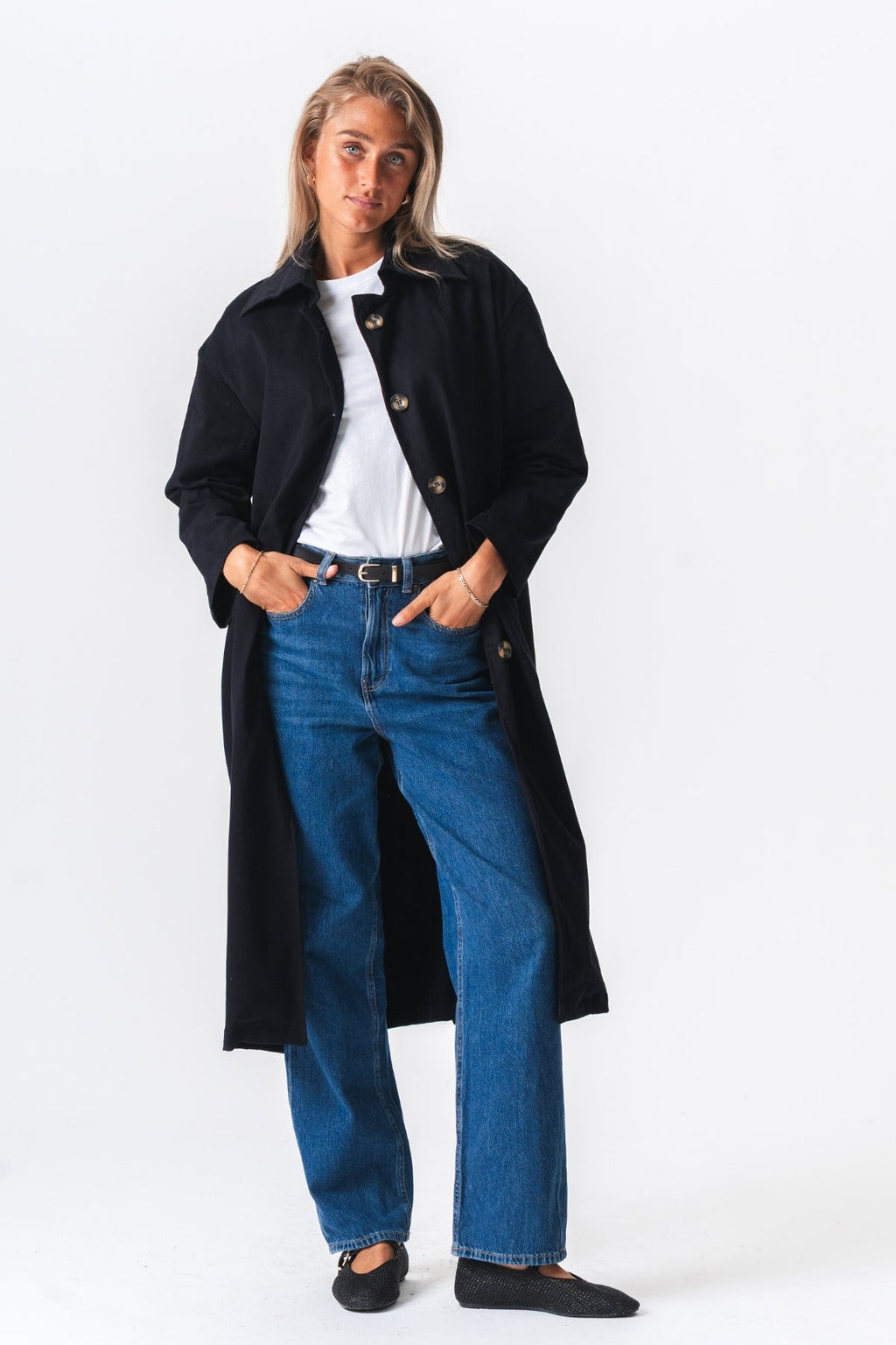 Carla Trenchcoat - Navy