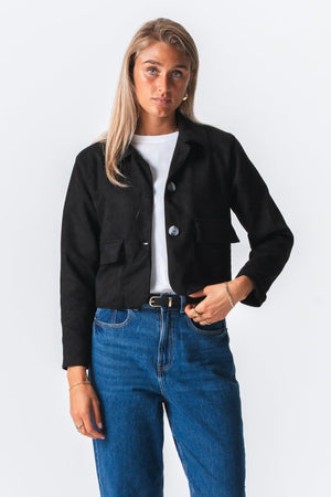 Nelly Kort Jacka - Svart