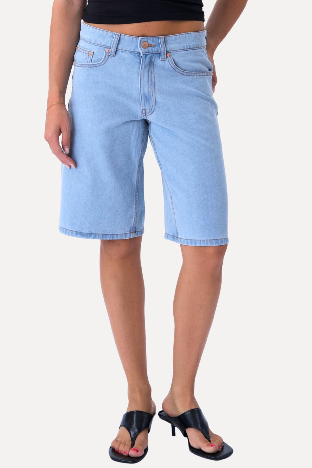Denim Shorts - ljusblå