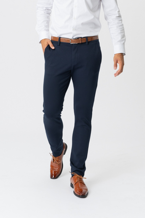 Stickad beanie - Mörk Beige