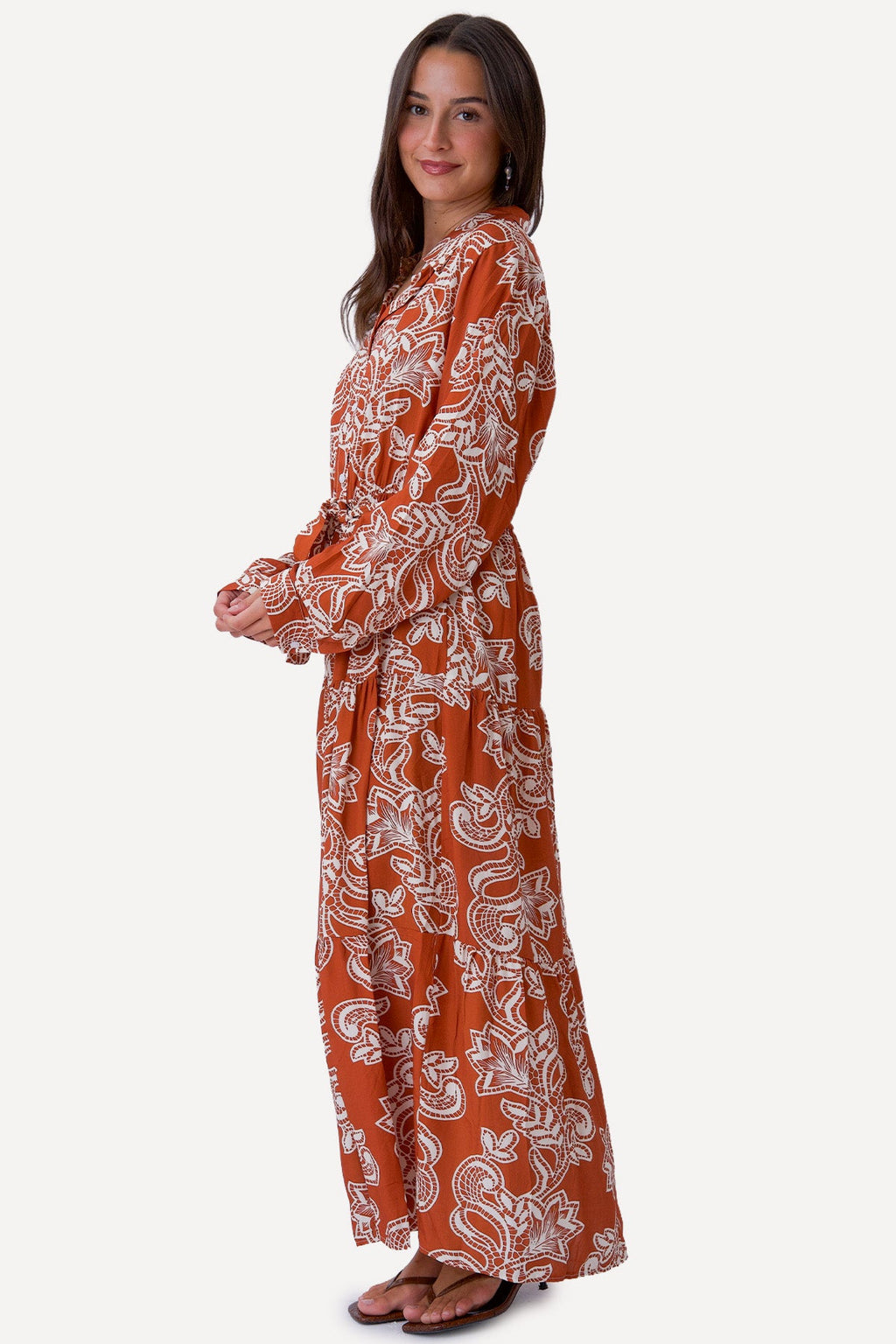 Lola Klänning - Terracotta