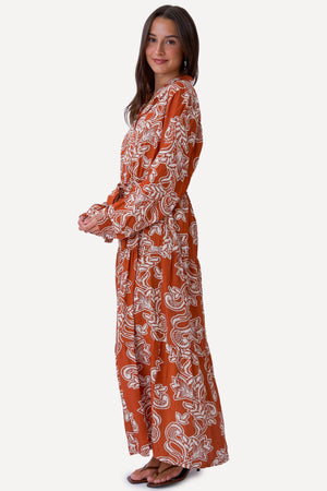 Lola Klänning - Terracotta