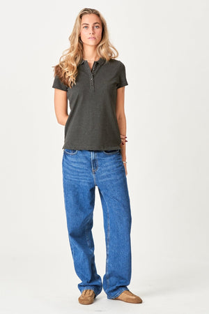 Poloskjorta - Mörkgrå