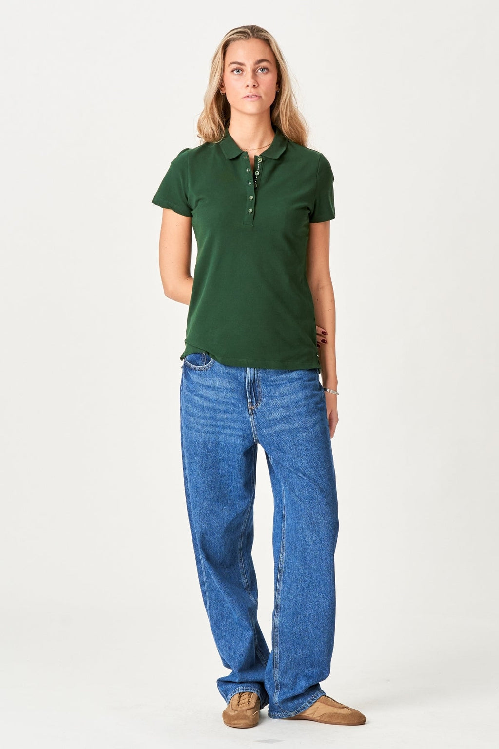 Poloskjorta - Mörkgrön