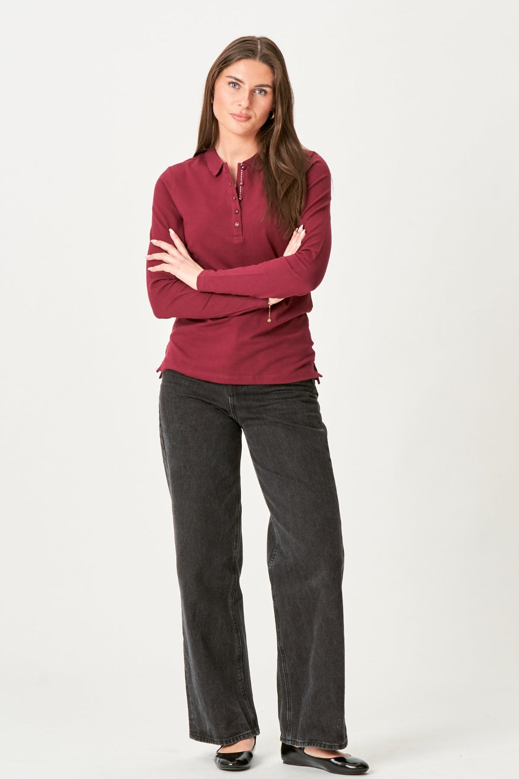 Poloskjorta - Burgundy