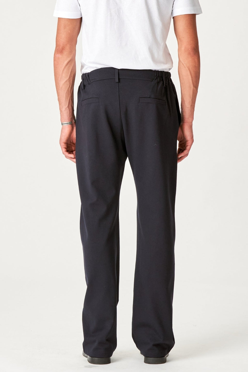 Suit Pants Loose - Marinblå