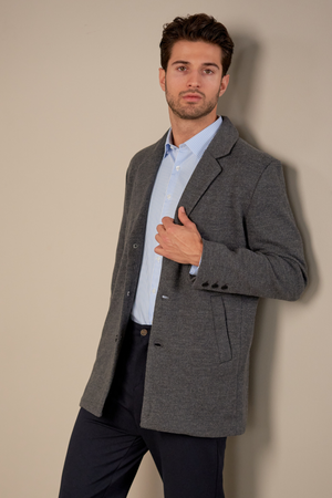 Klassisk kappa - Grå