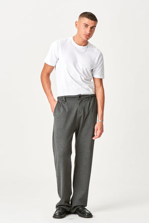 Suit Pants Loose - Mörkgrå