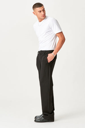 Suit Pants Loose - Svarta