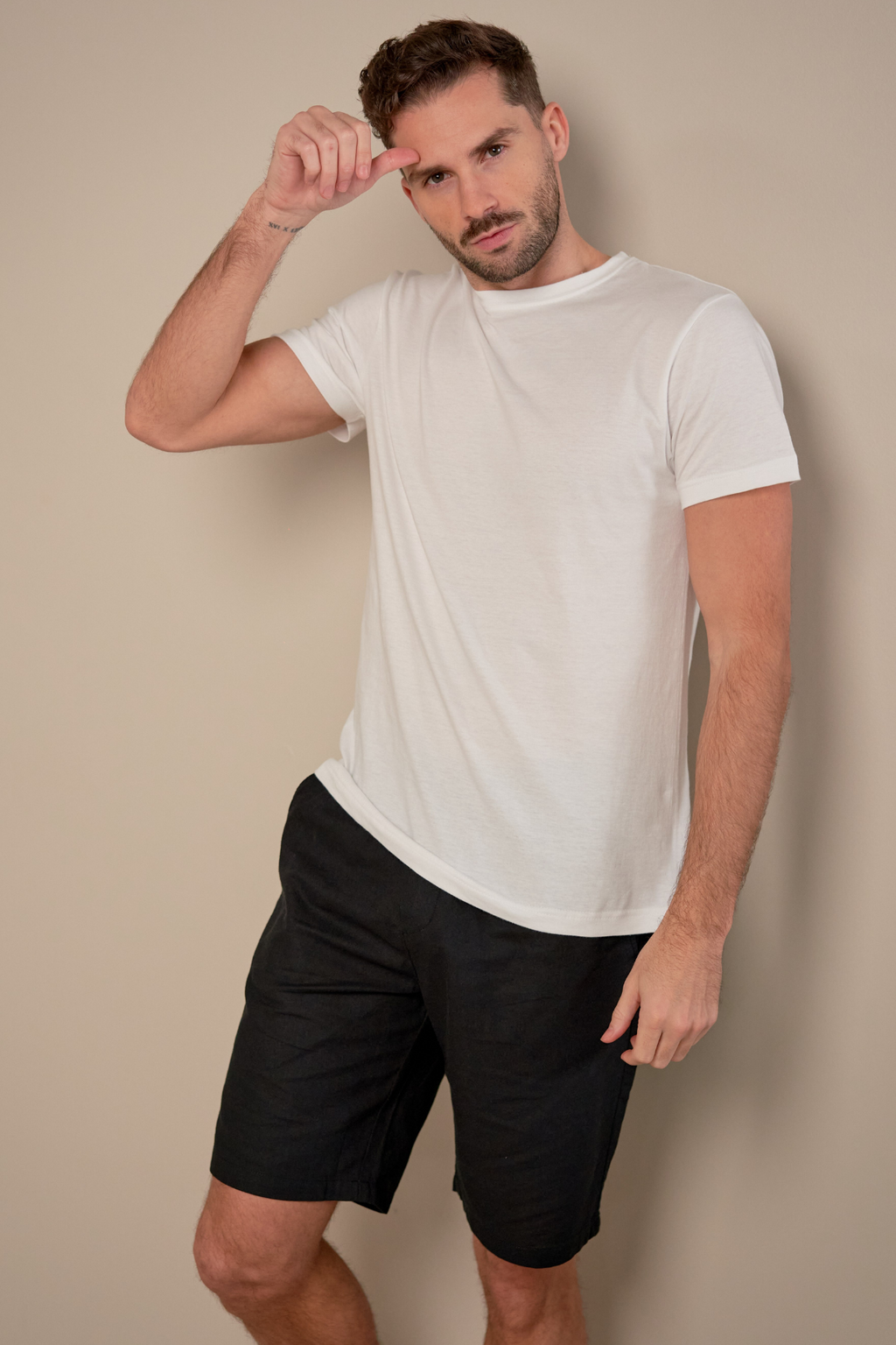 Linne Shorts - Svart