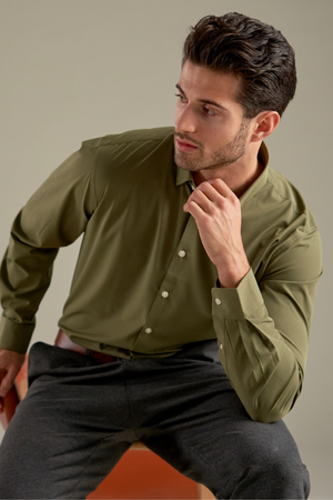 Den Originala Premium Performance Shirt - Olive