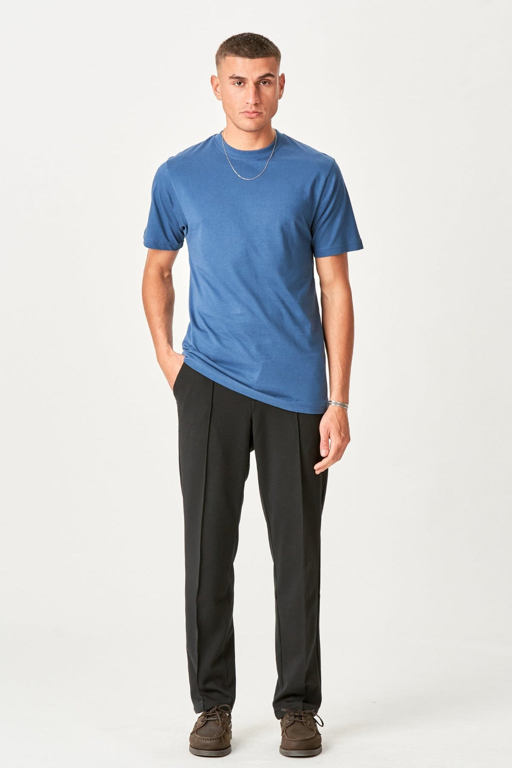 Oversized Tee - Hamnblå