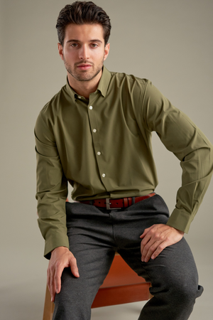 Den Originala Premium Performance Shirt - Olive