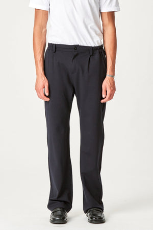 Suit Pants Loose - Marinblå