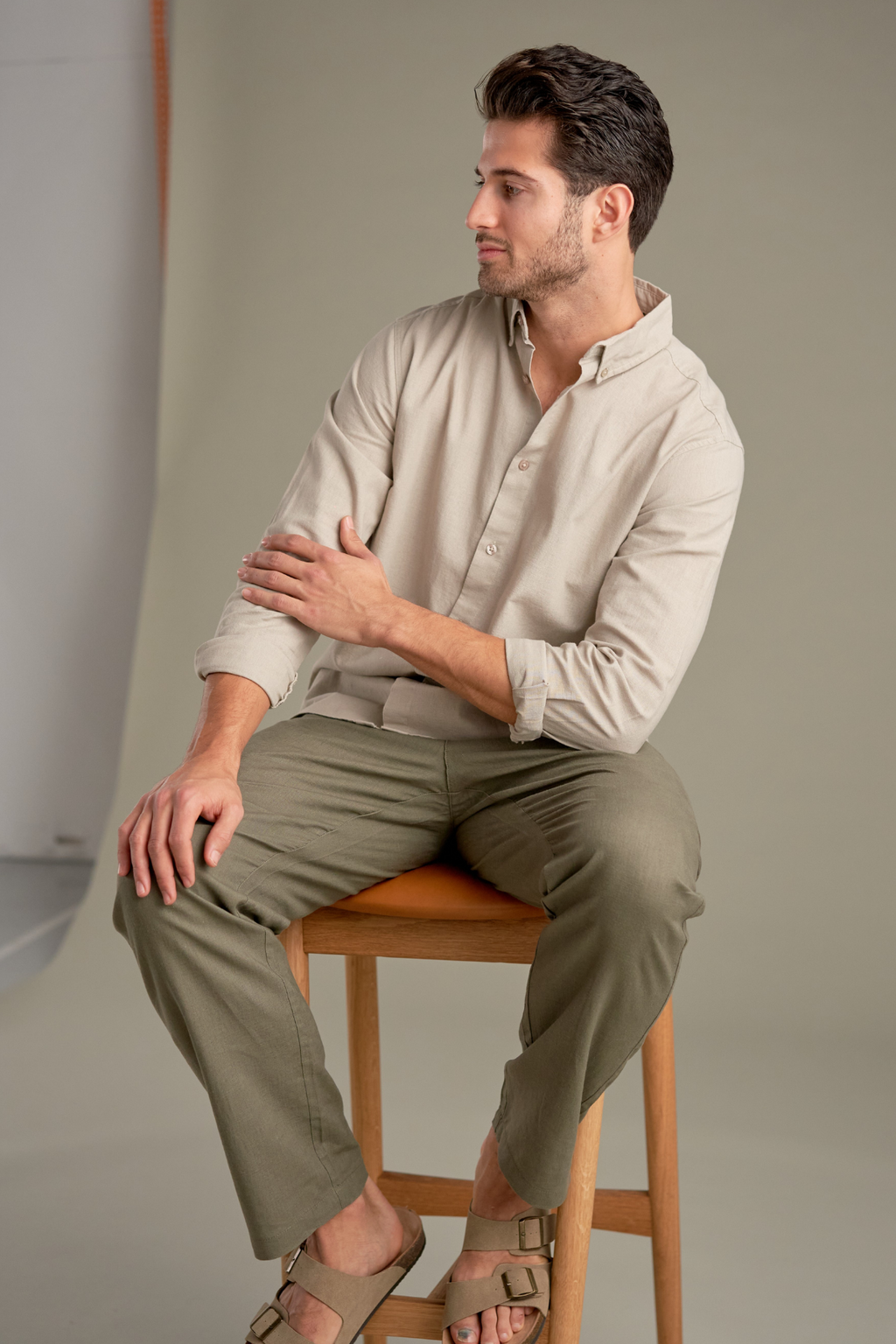 Linne Shirt - Sand