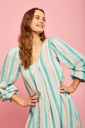 Fursa Midi Klänning - Bara grön