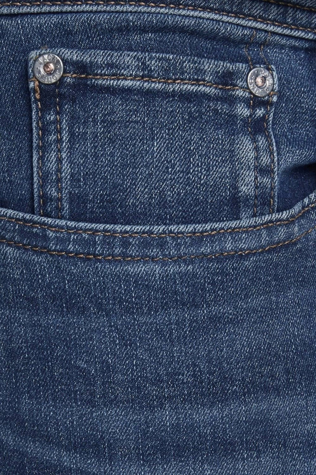 Glenn Stretchjeans - Blå denim (Slim fit)