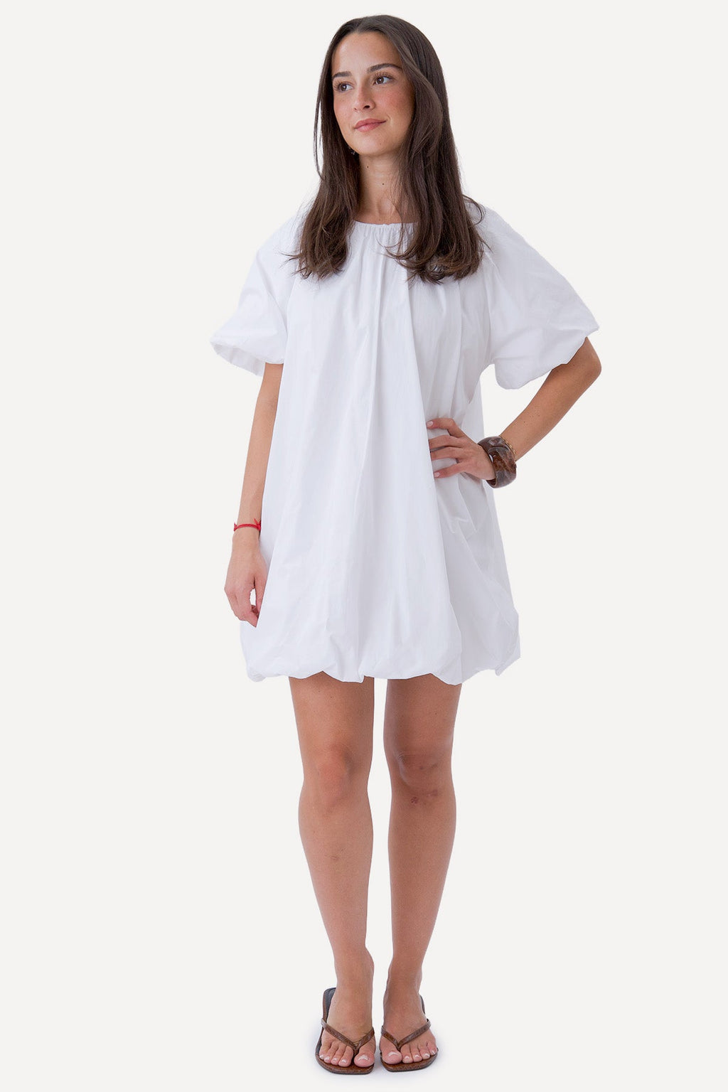 Hazel Dress - Vit