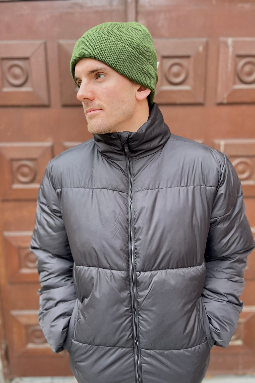 Classic beanie - Armygrön