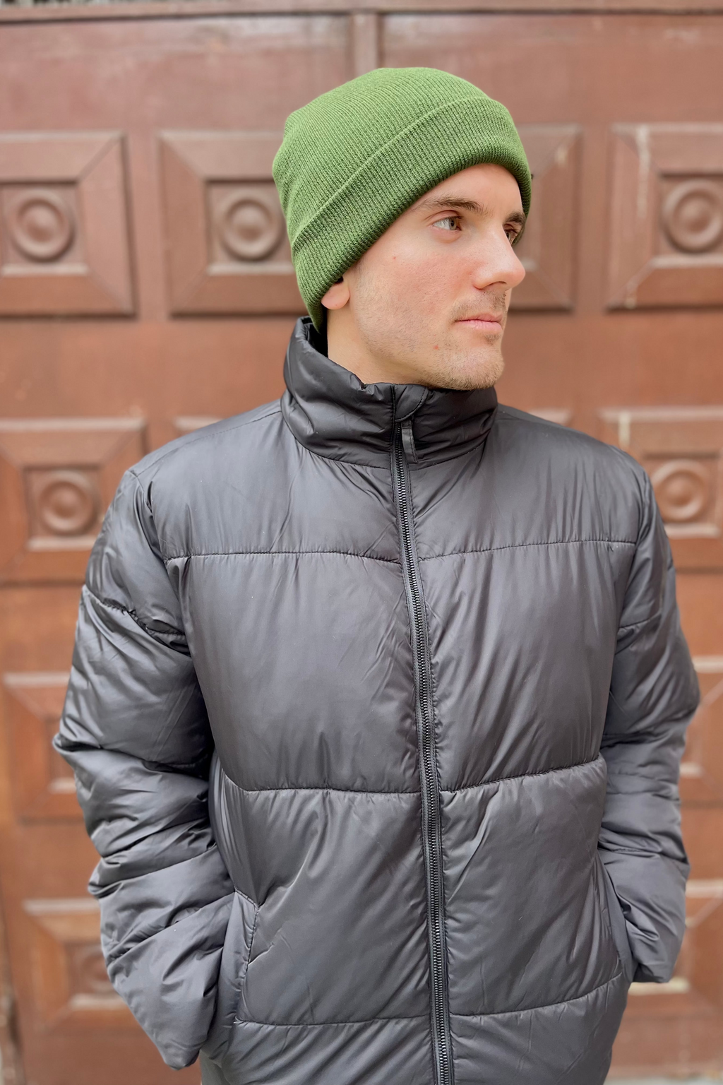 Classic beanie - Armygrön