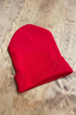 Classic beanie - Röd