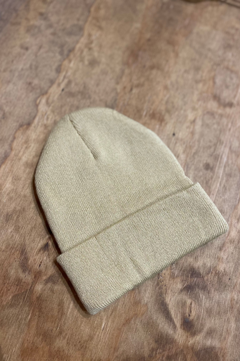 Classic beanie - Mörkbeige