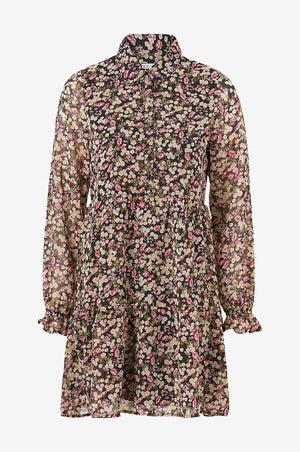 Ingrid Långärmad  Klänning - Brun