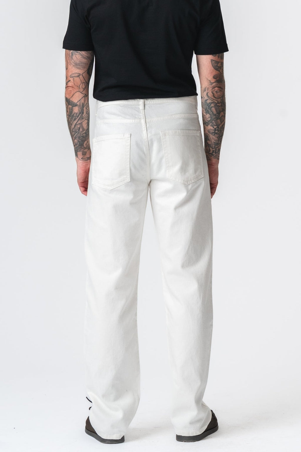 Noah Lös Passform Jeans - Vit Denim